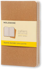 Moleskine Cahier P Squared Set of 3 Kraft 704932