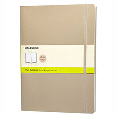 Moleskine Plain Notebook Soft Khaki -XL 323821