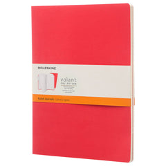 Moleskine Volant XL Ruled set of 2 scarlet red 890556
