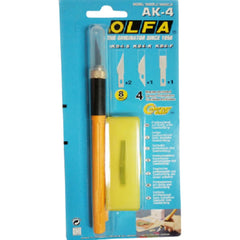 Olfa Utility Art Cutter Professional +3 Blades OL-AK-4
