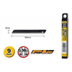 Olfa Ultra Sharp S/Blds 9mm Cuttrs cse=10 pcs