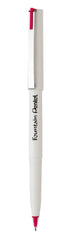 Pentel Fountain Pen Stylo White Red PE-JM20W-B