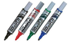 Pentel Maxiflo Whiteboard Marker Blt Wallet 4 Piece PE-MWL5M-04