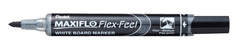 Pentel Maxiflo Whiteboard Marker Flex-Feel Black PE-MWL5SBF-A
