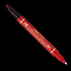 Pentel Twin Tip Marker Red PE-N75W-B