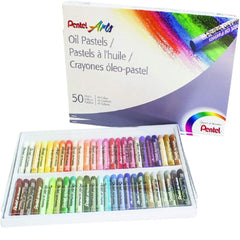 Pentel Oil Pastel Set 50 color -New Piece PE-PHN-50AM