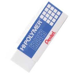 Pentel Hi-Polymer Eraser Box 20 Pieces PE-ZEH10ST