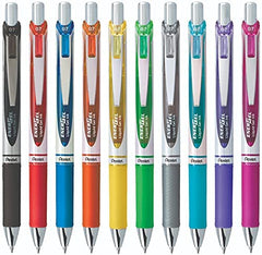Pentel Energel Retractable 0.7 mm Wallet 10 Pieces PE-BL77-10