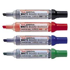 Pentel Easyflo Refillable WB Marker Chl Wlt=4Pc