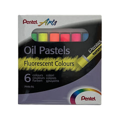 Pentel Oil Pastel Flourscent Range St=6cols