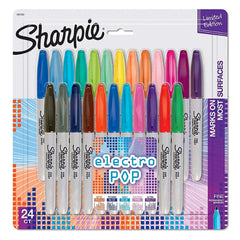 Sharpie Permanent Marker Fine Electro Pop 24 Colors SP-1940862
