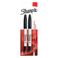 Sharpie Permanent Marker TwinTip BK 2Pcs SP-1986454
