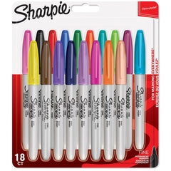 Sharpie Permanent Marker Fine Assorted. 18 Colorss SP-1996112