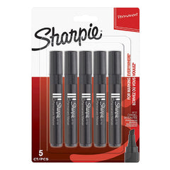 Sharpie Permanent Marker Chisel BK 5pcs SP-S0187958