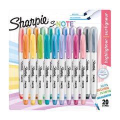 Sharpie P.Marker S Note Chisel Bls=12clr
