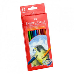 FABER CASTELL CON COLOUR PENCILS 12 COLOUR