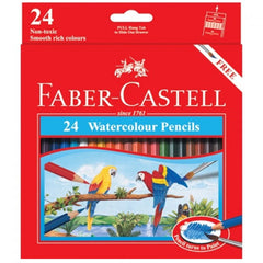 FABER CASTELLPARROT WATER COLOUR PENCILS 24 COLOUR