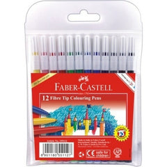 FABER CASTELL FELT PEN 12 COLOR