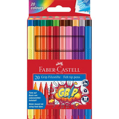 FABER CASTELL GRIP FELT PEN 20 COLOR