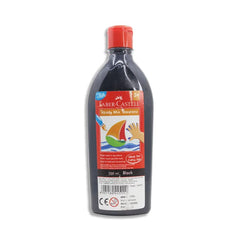 FABER CASTELL TEMPERA-FUN PAINTS 500ML BLACK