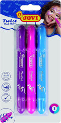 JOVI TWIST FACE PAINT IN BLISTER OF 3 ASTD COLOURS