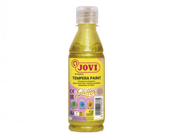 JOVI LIQUID POSTER PAINT 250CC GLITTER YELLOW