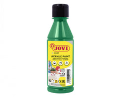 JOVI DECOR ACRYLIC BOTTLE OF 250ML DARK GREEN