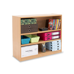 Monarch MEQ750 open bookcase with 2 adjustable shelves