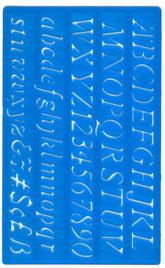 20mm Italic Lettering Stencil