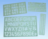 Lettering Stencils 5 - 30mm Set 4
