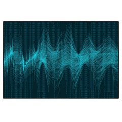 CARPET - CLASSROOM SELECT SOUND WAVE ACCENT RUG - 6 FT X 8 FT 4 IN - SPECIFY CARPET COLOR