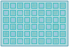 CARPETS FOR KIDS - KIDSVALUE SQUARED DECORATIVE - RECTANGLE - 4 FT X 6 FT - SPECIFY CARPET COLOR