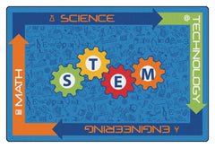 CARPETS FOR KIDS - KIDSVALUE PLUS STEM - RECTANGLE - 6 FT X 9 FT - SPECIFY CARPET COLOR