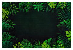 CARPETS FOR KIDS - PIXEL PERFECT TROPICAL PARADISE - RECTANGLE - 4 FT X 6 FT - SPECIFY CARPET COLOR