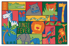 CARPETS FOR KIDS - KIDSVALUE JUNGLE FEVER - RECTANGLE - 4 FT X 6 FT - SPECIFY CARPET COLOR