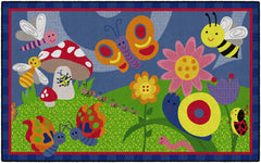 FLAGSHIP CARPETS - CUTIE BUGS - RECTANGLE - 5 FT X 8 FT - SPECIFY CARPET COLOR