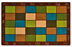CARPETS FOR KIDS - PREMIUM NATURES COLORS SEATING - RECTANGLE - 6 FT X 9 FT - SPECIFY CARPET COLOR