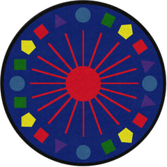 FLAGSHIP CARPETS - SHAPES GALORE - ROUND - 8 FT DIA - SPECIFY CARPET COLOR