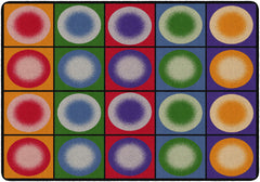 FLAGSHIP CARPETS - DOT SPOTS - RECTANGLE - 5 FT 10 IN X 8 FT 4 IN - SPECIFY NUMBER OF SEATS - SPECIFY CARPET COLOR