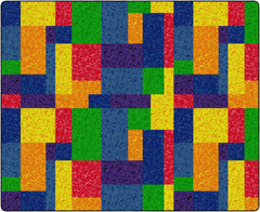 FLAGSHIP CARPETS - TERRIFIC SQUARES - RECTANGLE - 6 FT X 8 FT 4 IN - SPECIFY CARPET COLOR