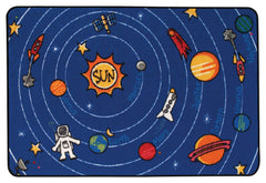 CARPETS FOR KIDS - KIDSVALUE SPACED OUT - RECTANGLE - 3 FT X 4 FT 6 IN - SPECIFY CARPET COLOR