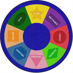 FLAGSHIP CARPETS - SHAPE SORTER - ROUND - 6 FT DIA - SPECIFY CARPET COLOR