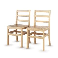 FOUNDATIONS - LITTLE INNOVATORS LADDERBACK CHAIR - SET OF 2 - 16 IN - SPECIFY SEAT COLOR