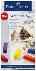 PASTEL SOFT FABER-CASTELL CREATIVE STUDIO HALF STICK SET OF 24