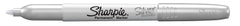 MARKER SHARPIE METALLIC SILVER FINE PACK OF 12