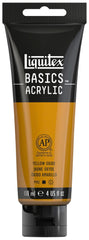 PAINT ACRYLIC LIQUITEX BASICS YELLOW OXIDE 4 OZ