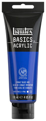 PAINT ACRYLIC LIQUITEX BASICS COBALT BLUE HUE 4 OZ