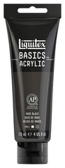 PAINT ACRYLIC LIQUITEX BASICS MARS BLACK 4 OZ