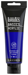 PAINT ACRYLIC LIQUITEX BASICS ULTRAMARINE BLUE 4 OZ