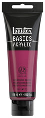 PAINT ACRYLIC LIQUITEX BASICS QUINACRIDONE MAGENTA 4 OZ